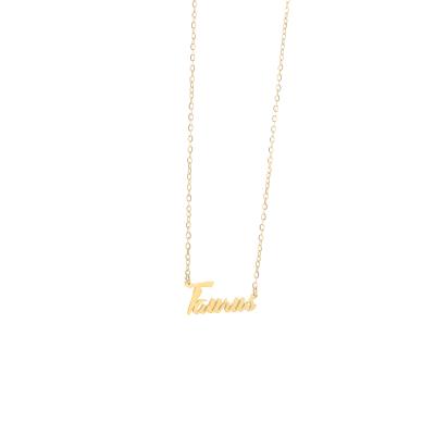 China Other Name Necklaces Women Stainless Steel Factory Price 18K Gold Custom Personalized Necklaces Jewelry for sale