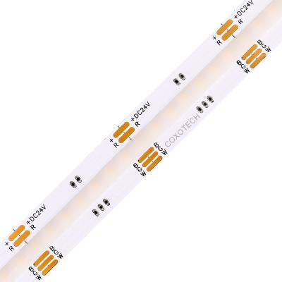 China Theme park A5000 896led wide cob RGBW 12mm DC24V 20W 900lm led strip light for sale