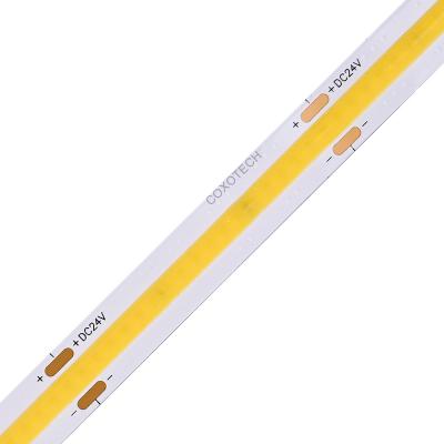 China Hotel AL5000 600led mini wide cut 10mm Ra90 1150lm cob led strip light for sale