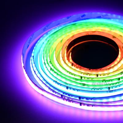 China COXO theme park accessible cob led strip dreamy color pixel digital rgbic led strip ce rohs ws2812b 3 years warranty for sale