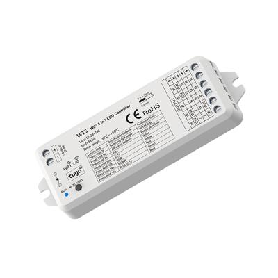 China Control Lights WT5 Tuya WIFI Controller And RF Remote Control For RGB RGBW+CCT Led Controller for sale