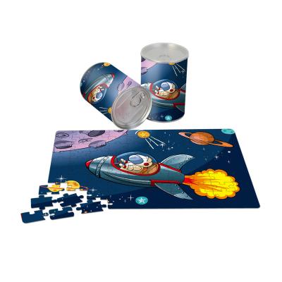 China Cartoon Toy Custom Design Astronaut Jigsaw Puzzle Personal Astronaut Souvenir Gift for sale