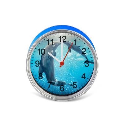 China Barber Shop Fridge Magnetic Can Clock Dolphin Custom Souvenirs Promotional Gifts for sale