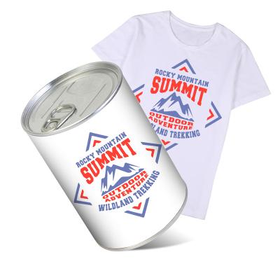 China Modern Personalized Metal Newspaper Distribution Tour T-shirt Gift Souvenir Gifts Tin Can Packing Custom for sale