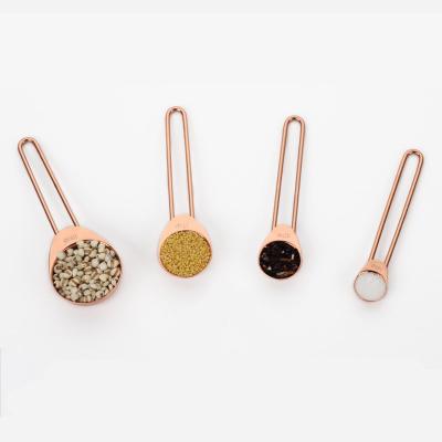 China Viable in stock 4pcs rose gold color doser set for sale