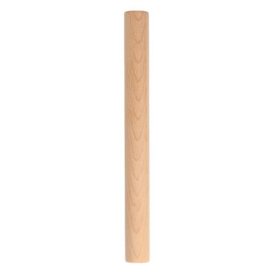 China 12 Inches Sustainable Full Pin Wooden Dough Roller For Baking for sale