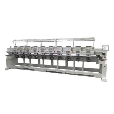 China Garment Shops 10 Heads 9/12/15 Needles Automated Hat Embroidery Machine for sale