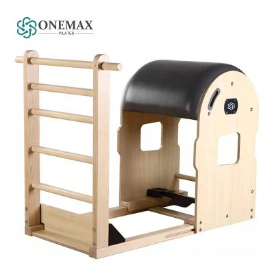 China Home exercise fit ONEMAX body scale barrel for pilates equipment ladder barrel yoga pilates high quality barrel for sale