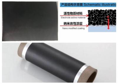 China Carbon Coated aluminum Foil for Lithium Ion Super Capacitor for sale