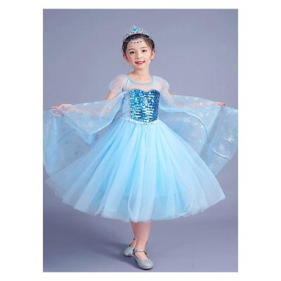 China Princess Dress For Girls, New Princess Costume Dress Movie Cotton Kids Costume For Halloween Christmas Party for sale