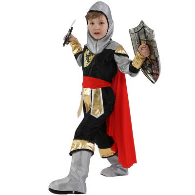 China Party Cosplay Costume Kids Cosplay Clothes Knight Boys Soldier Halloween Party Warrior Costumes for sale