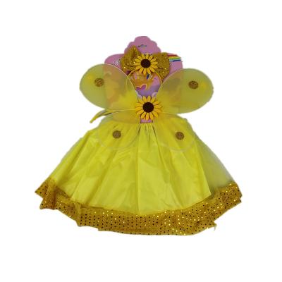 China Dress UP Costume Kids Sunflower Butterfly Dress Up Girls Dress Up Cosplay Costume for sale