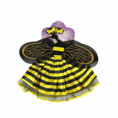 China Dance Stage Performance Kids Festival Performance Clothing Bee 4PCS Set For Girls Costume Dress Up Dress for sale