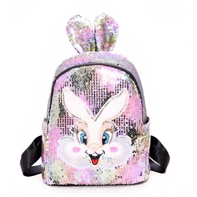 China Waterproof Sequin School Backpack For Boys Girls Children Cute Kindergarten Bookbag Bookbag Glitter Sparkle Elementary Backpack for sale