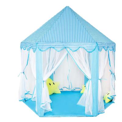 China 3+ Kids Play Tent Princess Castle Children's Tent Pink and Blue Durable Kids Playhouse for Indoor and Outdoor Play for sale