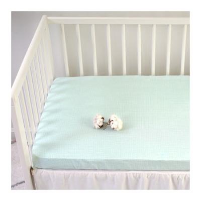 China 100% Unisex Baby Crib Cot Crib Sheets 100% Sustainable Cotton Fitted Sheet Cotton Toddler HOSHOM Baby Crib Sheets for sale