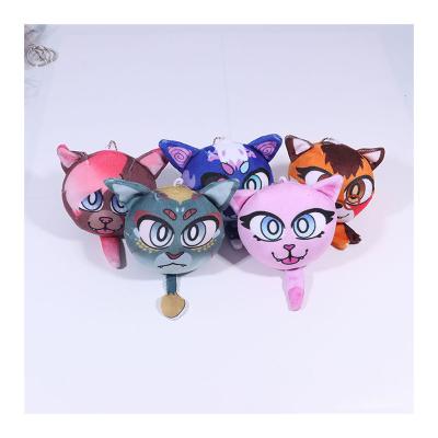 China Small Gift Pillow Key Chain Charm Key Chain Decorative Stuffed Animal Doll Plush Bags Key Chain For Gifts for sale