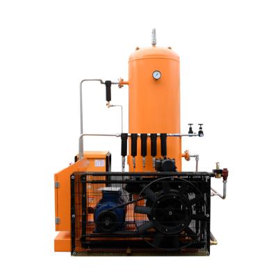 China 30 Bar 22kw Piston Air Compressor Compressor 30 Bar 120m3/h Inline High Pressure Air Compressor Laser Lubricated for sale