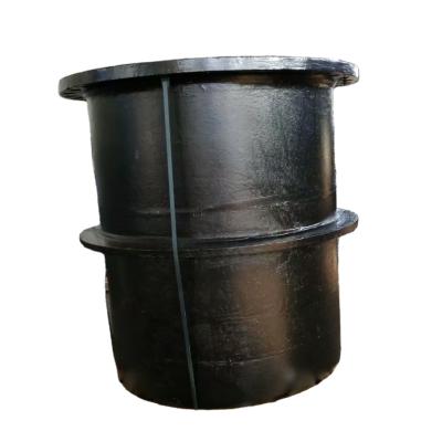 China Water Pipe System ISO2531/EN545 Malleable Double Iron Pipe Fitting Flange With Magma Flange Pipe for sale