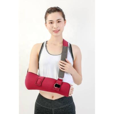 China Helps stabilize arm to relieve pain custom logo new improved arm sling Rose one red blue black size fits plus for sale