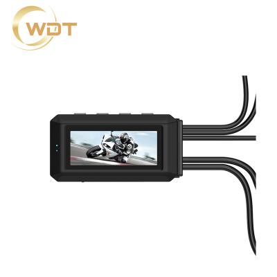 China 2021 New NIGHTVISION Real Motorcycle H.265 Fullbody 2K Waterproof Car Dvr Two Way Dash Cam DVR for Motorbike with Wifi and GPS for sale