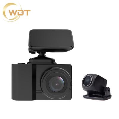 China NIGHT VISION front and rear dual screen 1080P 2.45inch IPS dual lens dash cam recorder car dvr with magnetic mount car dvr with Wi-Fi for sale