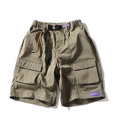 China Summer Male Outdoor Mens Streetwear Fashion Anti-wrinkle Pocket High Quality Multi Loose Military Cargo Solid Color Shorts for sale