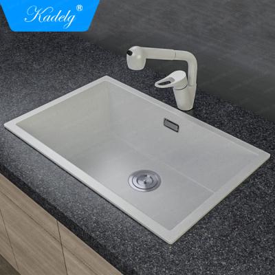 China Without Faucet Ceramic Handmade Sink Kitchen Sink Undermount Handmade Sink With OEM/ODM Service for sale