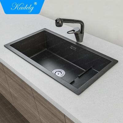 China Without Ceramic Single Bowl Kitchen Sink Faucet Kadelg Sink Handmade Kitchen for sale