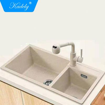 China Without Faucet Hot Kitchen Sink Kitchen Furniture Custom Granite Sink for sale