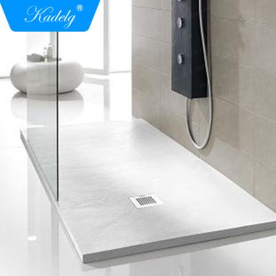 China Modern Rectangle Resin Shower Tray Portable Shower Tray For Shower Room for sale