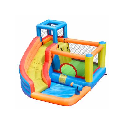 China Kids Amusement Toys Kids Pool With Inflatable Water Slides Cheap Inflatable Waterpark Slide for sale