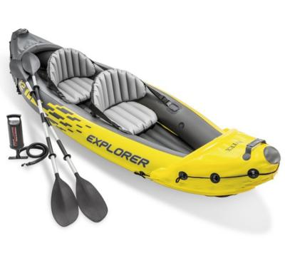 China INTEX 68307 Cheap 3m Exploring Inflatable Boat Fishing Foldable Rigid Inflatable Boat for sale