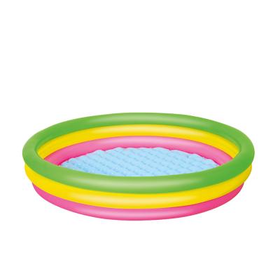 China Bestway-51103 Canopy Portable Colorful PVC 3 Ring Children Play Center Kids Pool for sale