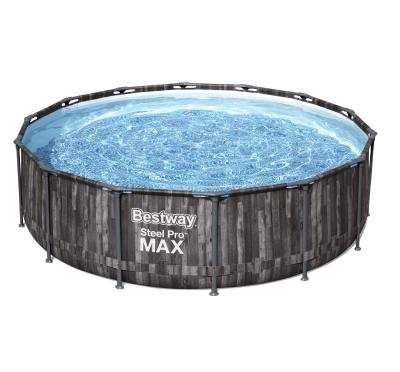 China 6Ages + Bestway-5614z 14' X 42" / 4.27m x 1.07m Series Support Pool With Filter Pump European Standard Outdoor Swimming Pool for sale