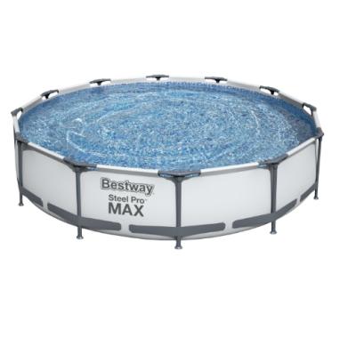 China Water Fun Sets Fashion Bestway-56406 Above Ground Material PVC Swim Pool Metal Frame Swimming Pool for sale