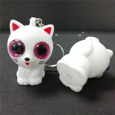 China Cartoon Toy 15 Years Manufacturer Ready To Ship Custom Soft Plastic Animal Key Chain Cartoon Animals PVC Key Chain for sale