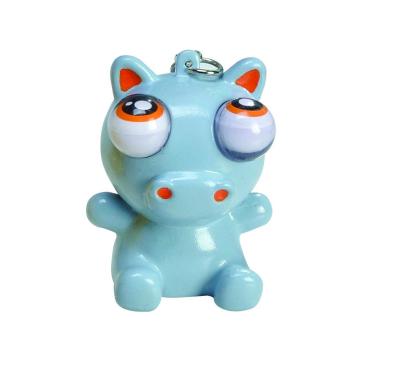 China Toy Cow cartoon shaped wiggly eyes play cartoon vinyl animal toys for sale