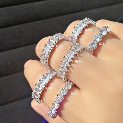 China JKR007 Wholesale Romantic Multi Designs Rings Jewelry Women Men Fashion Rings 925 Silver Promise Ring for sale