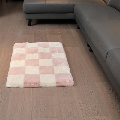 China Posative Washable Examination Washable Artificial Fur Area Rug For Room Decor for sale