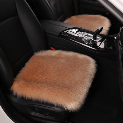 China Universal Car Seat Cover Washable Wholesale Faux Sheepskin Fur Sheepskin Car Cushion for sale