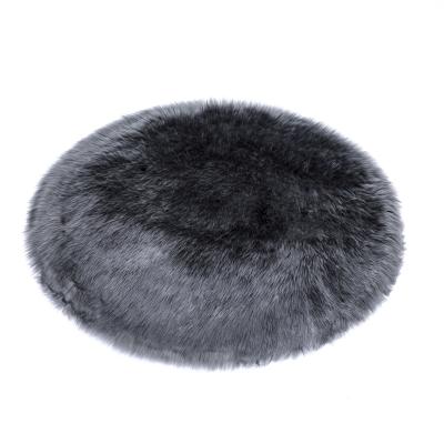 China Washable Ultra Soft Fuzzy Carpet For Living Room Furry Near Blanket Faux Fur Round Area Rugs For Bedroom Floor Mats for sale