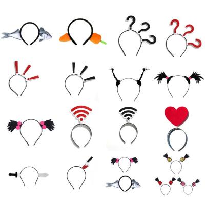 China Fashion Question Mark Headband Halloween Knife Hair Circle Costume Funny Novelty Headpiece Decor Party Supplies for sale