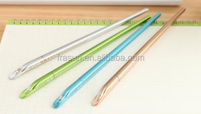 China office & School Pen CRH Train Shape Plastic Ballpoint Pen, Fantastic Color Metallic Ballpoint Pen, Super Slim Plastic Ballpoint Pen for sale