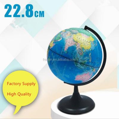 China White light education teaching plastic world globe, world globe for sale