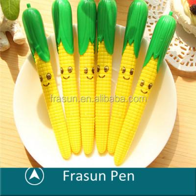 China normal cute corn shape gel pen/corn shape ball pen/creative corn pen for sale