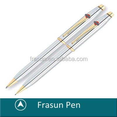 China Cheap Pen And Pencil Set Twist Tip Pen And Pencil, Slim Ballpen And Pencil, Cheap Pen And Pencil Set for sale