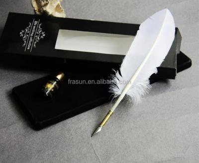 China Other Metal Business Gift Set White Nib Fountain Pen for sale