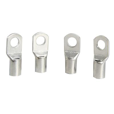 China Wire Connecting Bare Copper Crimp Cable SC Series Copper End Lug Electrical Tube Hooks End Lug for sale