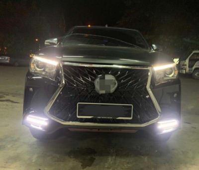 China Hilux Revo Front Bumper Protector Guard Black Color for sale